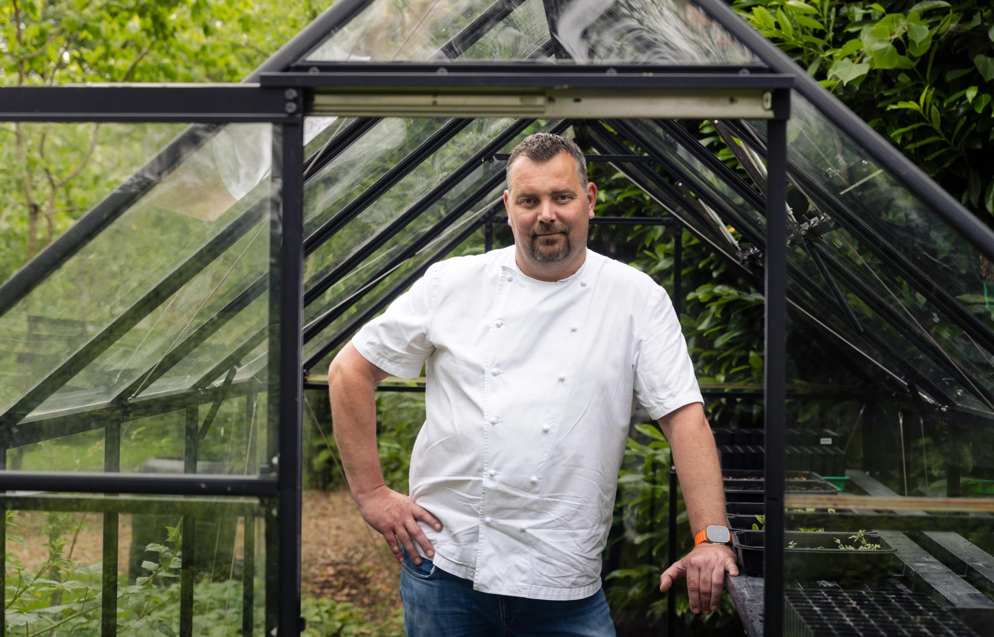 Chef Roderik Seubers van De Gaffel