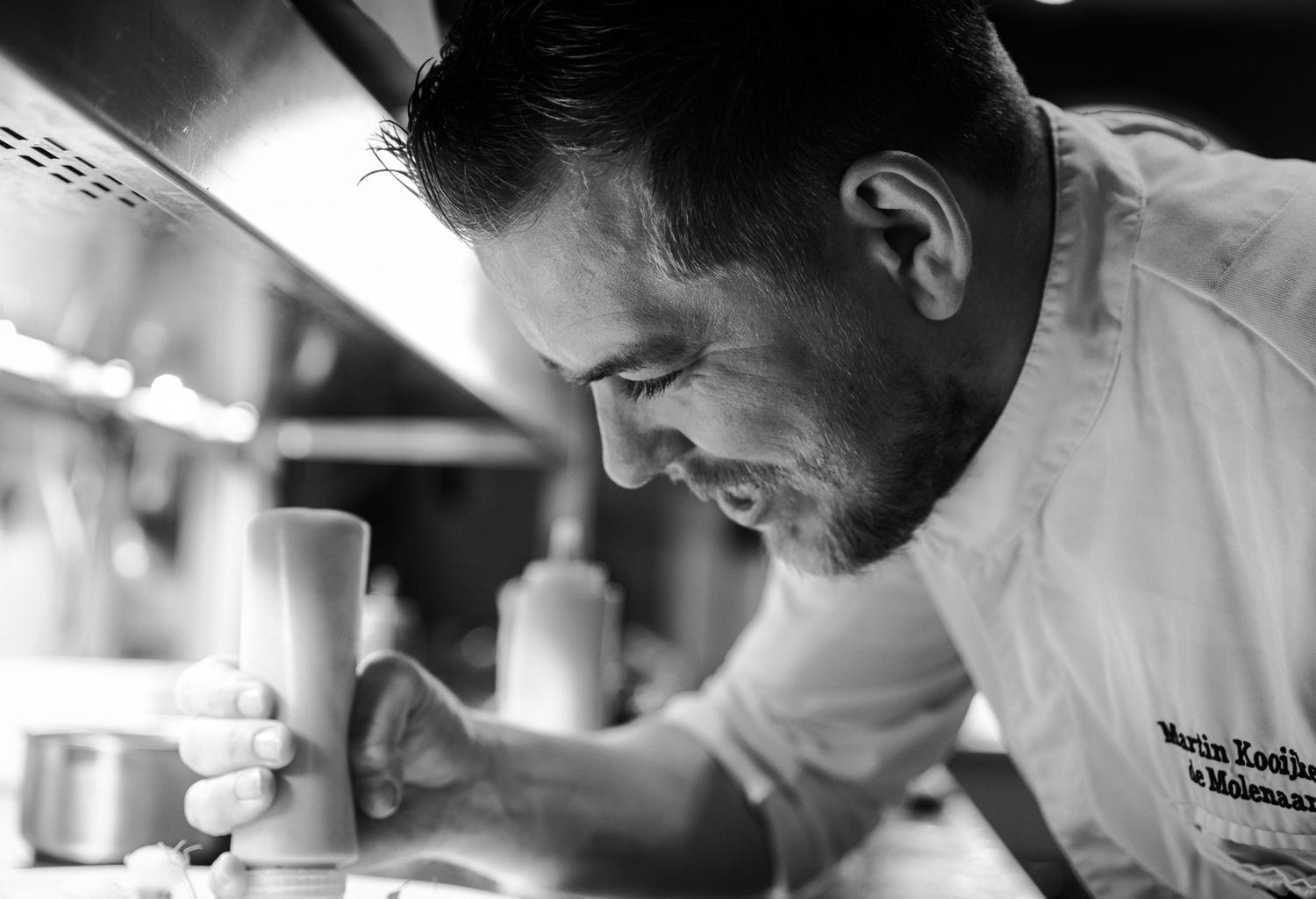 Chef Martin Kooijker van Restaurant de Molenaar