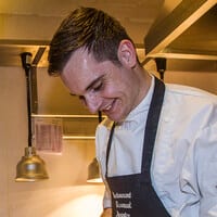Chef Kevin Huis in 't Veld van Bij Jansen & Jansen