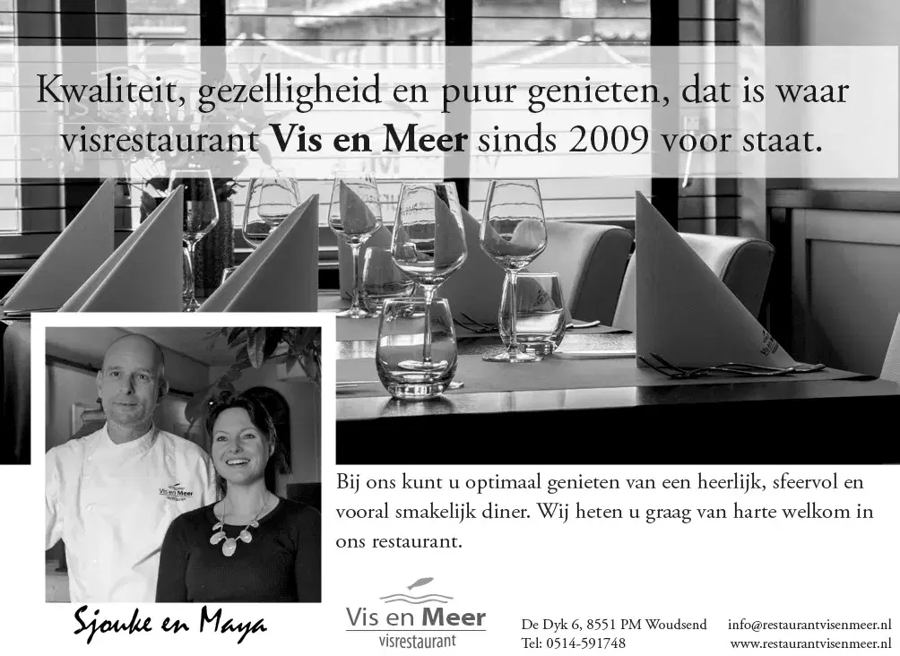 Vis en Meer — vis restaurant in Woudsend
